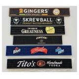 6 Rubber Bar Mats, Tito