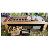 Working Cold Salad Bar, has inserts, SS Bar