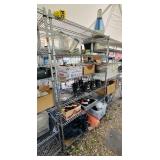 Metal Rack with Wheels, 48"x18"x6ft h, rack only