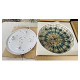 19.5" Stained Glass Ceiling Light