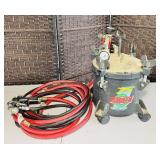 Pressure Pot Paint Sprayer, Hose, Spray Gun