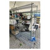 Metal Rack with Wheels, 48"x18"x6ft h, rack only