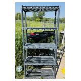 Plano Plastic shelving, 34"x14"x6ft h