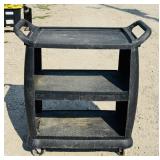 Carlisle Plastic Cart with Wheels, HD