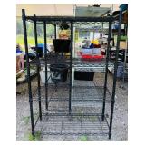 Metal Rack, 36" x 14" x 55"