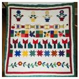 Patchwork Quilt, 53ï¿½ x 57ï¿½