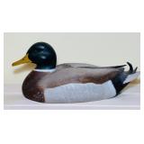 Carved Mallard Duck Signed by R Ayala 1985