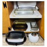 Crock Pot, Pyrex, Corningware, SS steel Sheet,