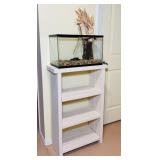 Wooden Bookshelf made from 2x4ï¿½s, FishTank and