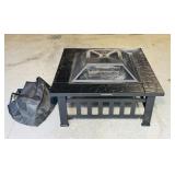 Uhomepro Fire pit with Cover, 32ï¿½ x 32ï¿½