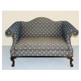 Ethan Allen Camel Back Love Seat