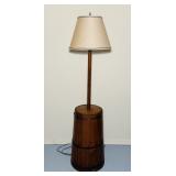 Wooden Barrel Reading Lamp