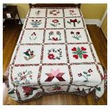 Very Nice Quilt, Bright Colors,  92ï¿½ x104ï¿½