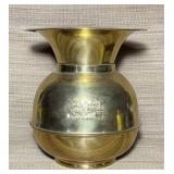 Pennsylvania Railroad Brass, Weighted, Spittoon