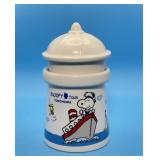 Snoopy Town Yokohama Lighthouse Jar and Lid