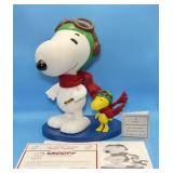 Danbury Mint Porcelain Snoopy &Woodstock