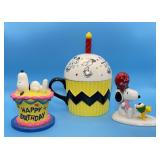 3 Birthday Themed Snoopy Items