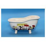 Schulz Peanuts characters Bath Tub Soap Dish