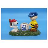 Charlie and Snoopy S&P Shakers and Toothpick