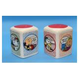 Peanuts Comic Strip S&P Shakers, Gibson