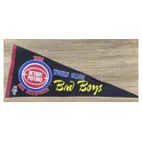 1989 Detroit Pistons NBA Champs Felt Pendant