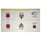 4 Peanuts Holiday Hand Towels, 16x25
