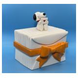 Snoopy Schulz Ceramic Envelope Box, Japan