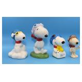 4 Flying Ace Snoopy Figures