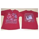 2 Vtg Steve Yzerman Redwings T-Shirts, these have