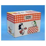 Peanuts Recipe Box, Tin, Hallmark USA, Nice!