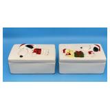 1 Snoopy Christmas Trinket Boxes, Japan