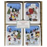 Set of 4, Christmas With Charlie Brown, Panoramic