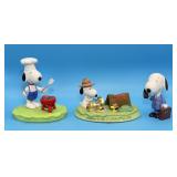 3 Hallmark Snoopy Figures