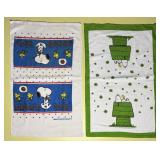 2 Snoopy Hand Towels, 16x25
