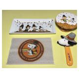 Peanuts Thanksgiving Platter, Pie Plate, Cutting