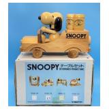 RARE Snoopy Wooden Car with Can and Bottle