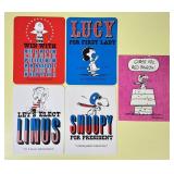 5 Vtg Oversized Hallmark Post Cards, not wrote on