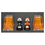 2 Snoopy Halloween Solar Bobble Heads in Boxes