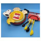 Peanuts Ceramic Nested Measuring Bowls, Plastic