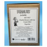 Jim Shore, Charlie Brown with Ice Cream mini