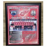 2002 Detroit Red Wings Stanley Cup Champs Plaque