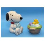 Snoopy and Woodstock Easter S&P Shakers