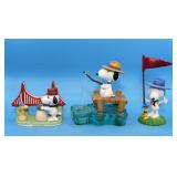 3 Snoopy Figures, Westland