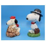 2 Snoopy Figures, Japan and UFS