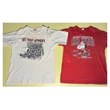 2 Vtg Snoopy Detroit Redwings T-Shirts, these
