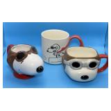 2 Flying Ace Ceramic Mugs