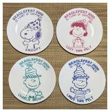 (4) Beaglefest 2000 Plates, 50 years of happiness