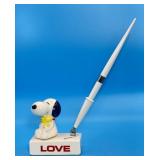 Schulz Snoopy and Woodstock Pen Holder with Pen,