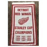 Detroit Redwings Banner, 34ï¿½x61ï¿½