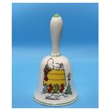 Schmid Snoopy and Woodstock Porcelain Bell,